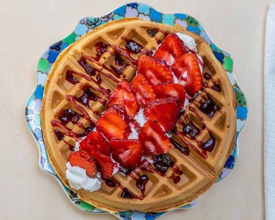 Order Whipped Berry Waffle food online from Mumu's Pastry store, Troy on bringmethat.com