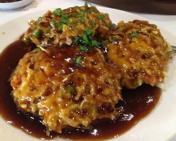 Order 51. Combination Egg Foo Young food online from China Bowl store, Elk Grove Village on bringmethat.com