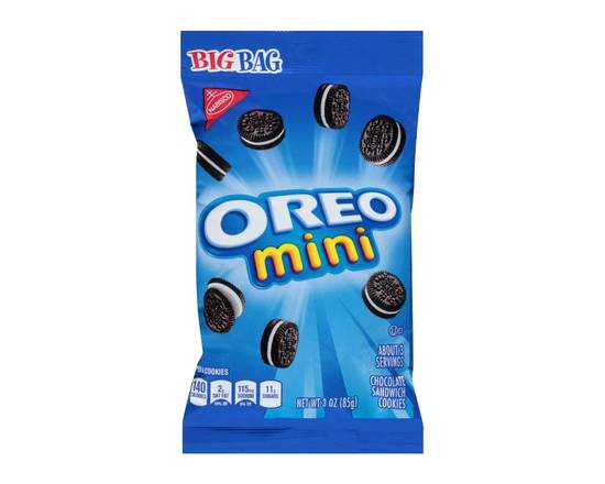 Order Oreo Minis Bag 3oz food online from Chevron Extramile store, Atwater on bringmethat.com