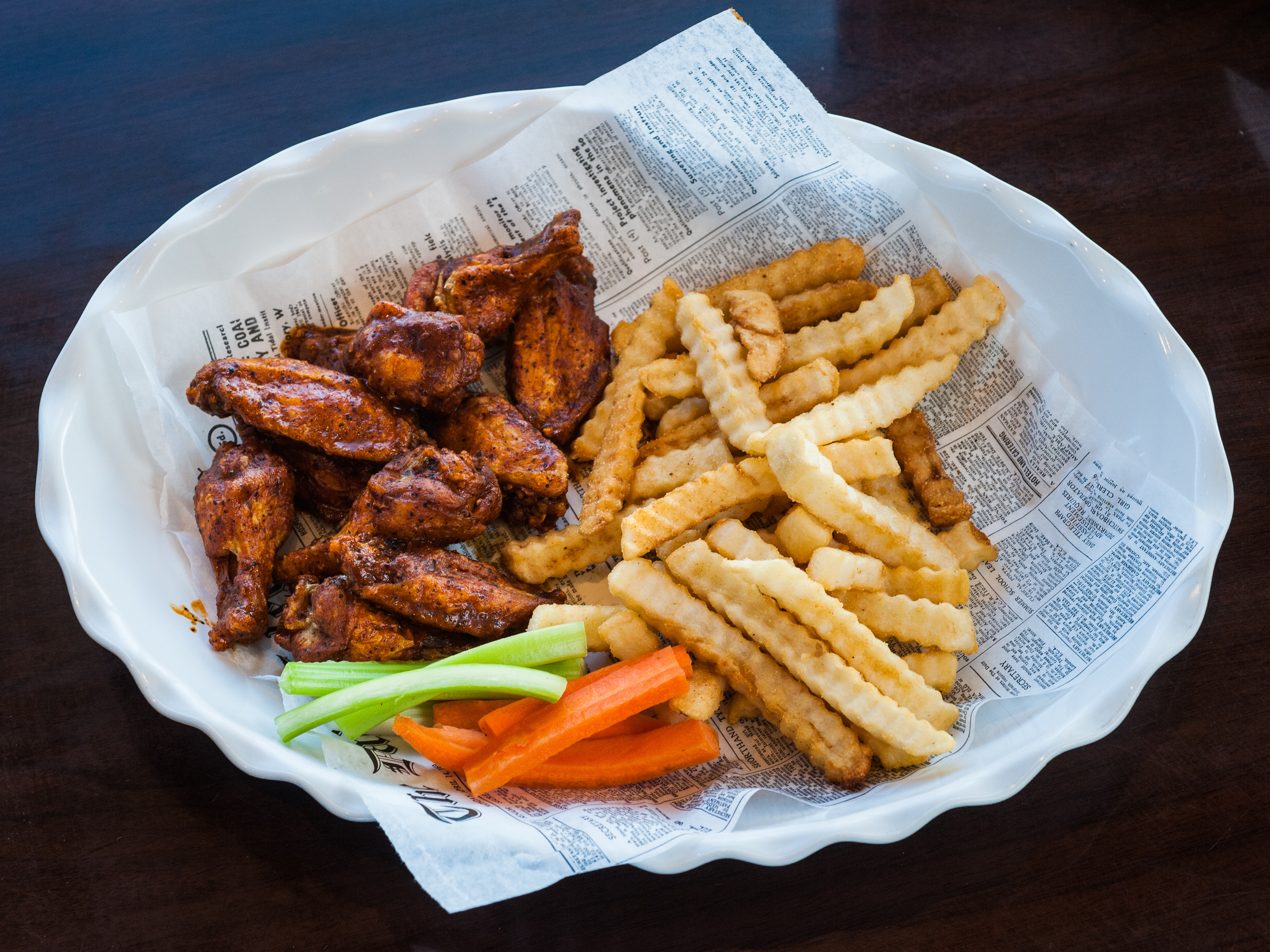 Order 10 Piece Wings Combo Special food online from World Of Wings store, Calhoun on bringmethat.com