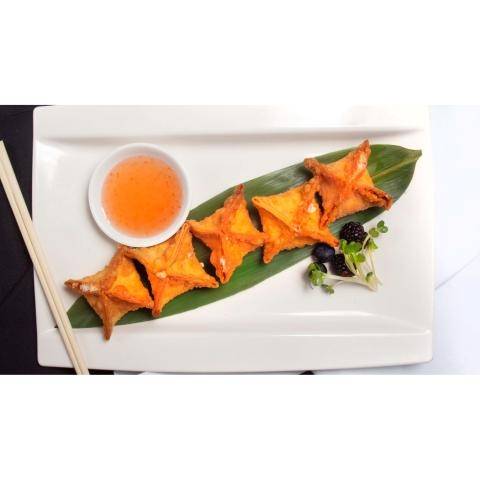 Order Crab Rangoon (6) food online from Feng Asian Bistro & Hibachi store, Millbury on bringmethat.com