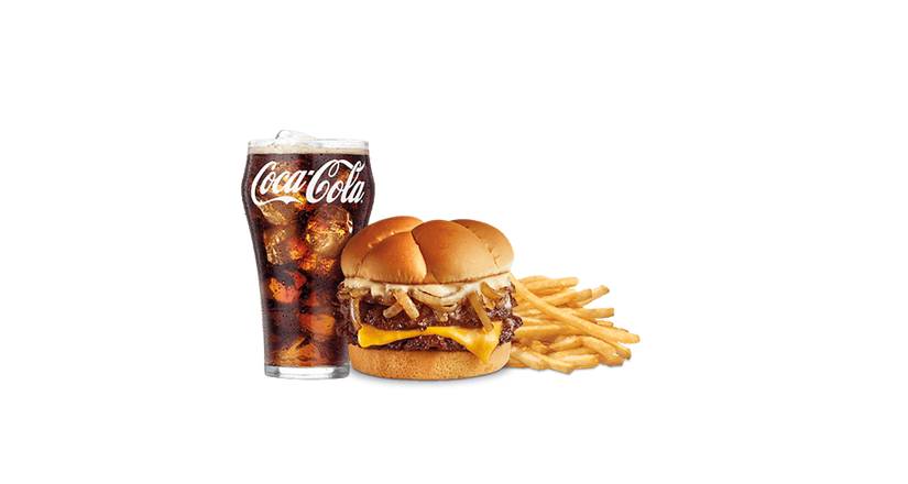 Order Butter Double Steakburger Combo food online from Steak 'n Shake store, Topeka on bringmethat.com