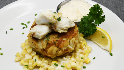 Order Crab Cake food online from Mitchell Steakhouse store, Columbus on bringmethat.com