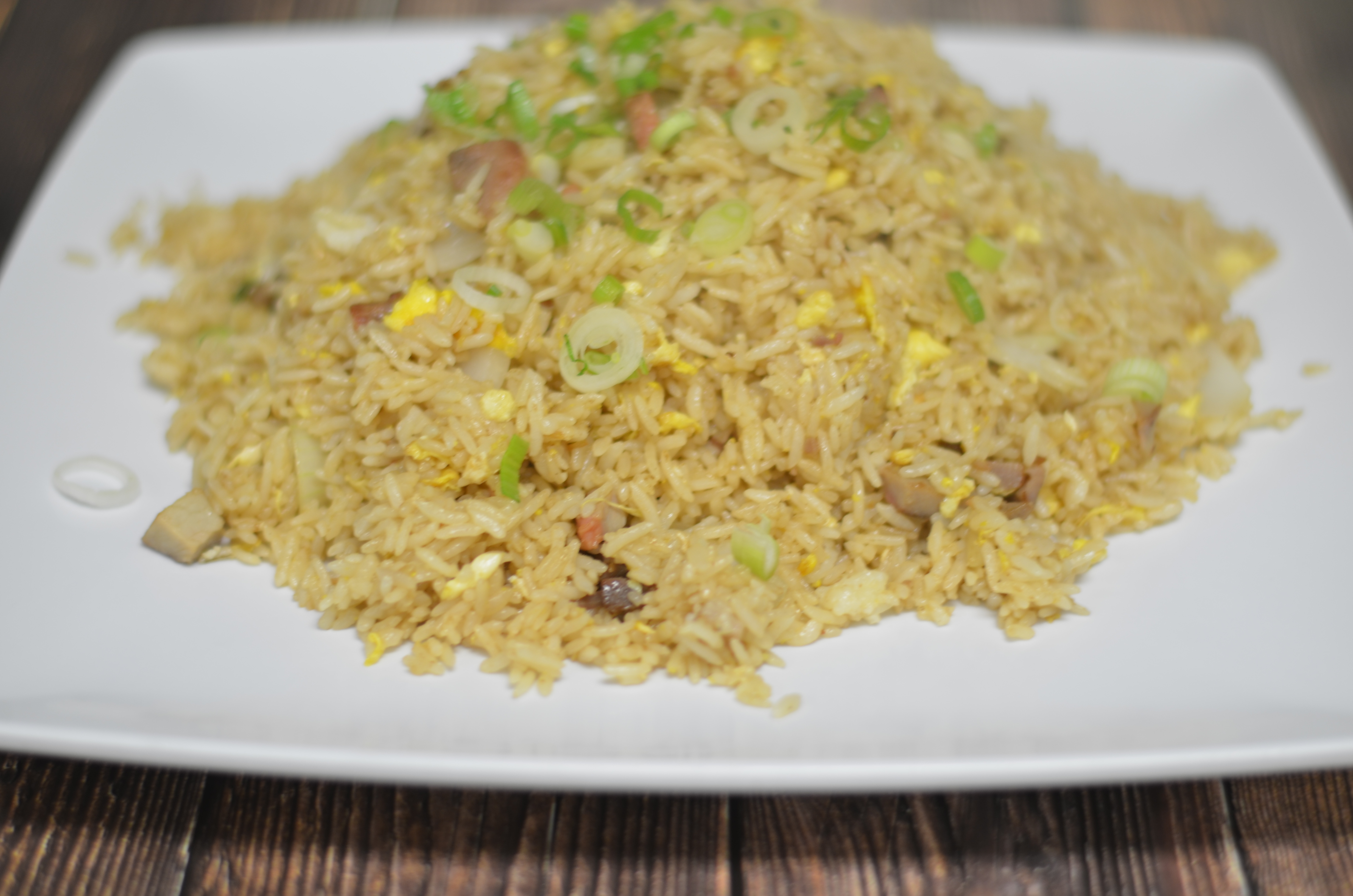Order Pork Fried Rice food online from Yumi Cafe store, Richmond on bringmethat.com