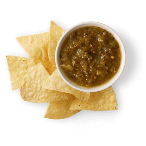 Order Chips & Tomatillo-Green Chili Salsa food online from Chipotle Mexican Grill store, Fresno on bringmethat.com