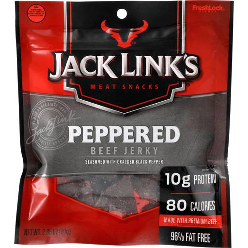 Order JACK LINKS PEPPER JERKY (2.85 OZ) 100746 food online from Bevmo! store, Pasadena on bringmethat.com