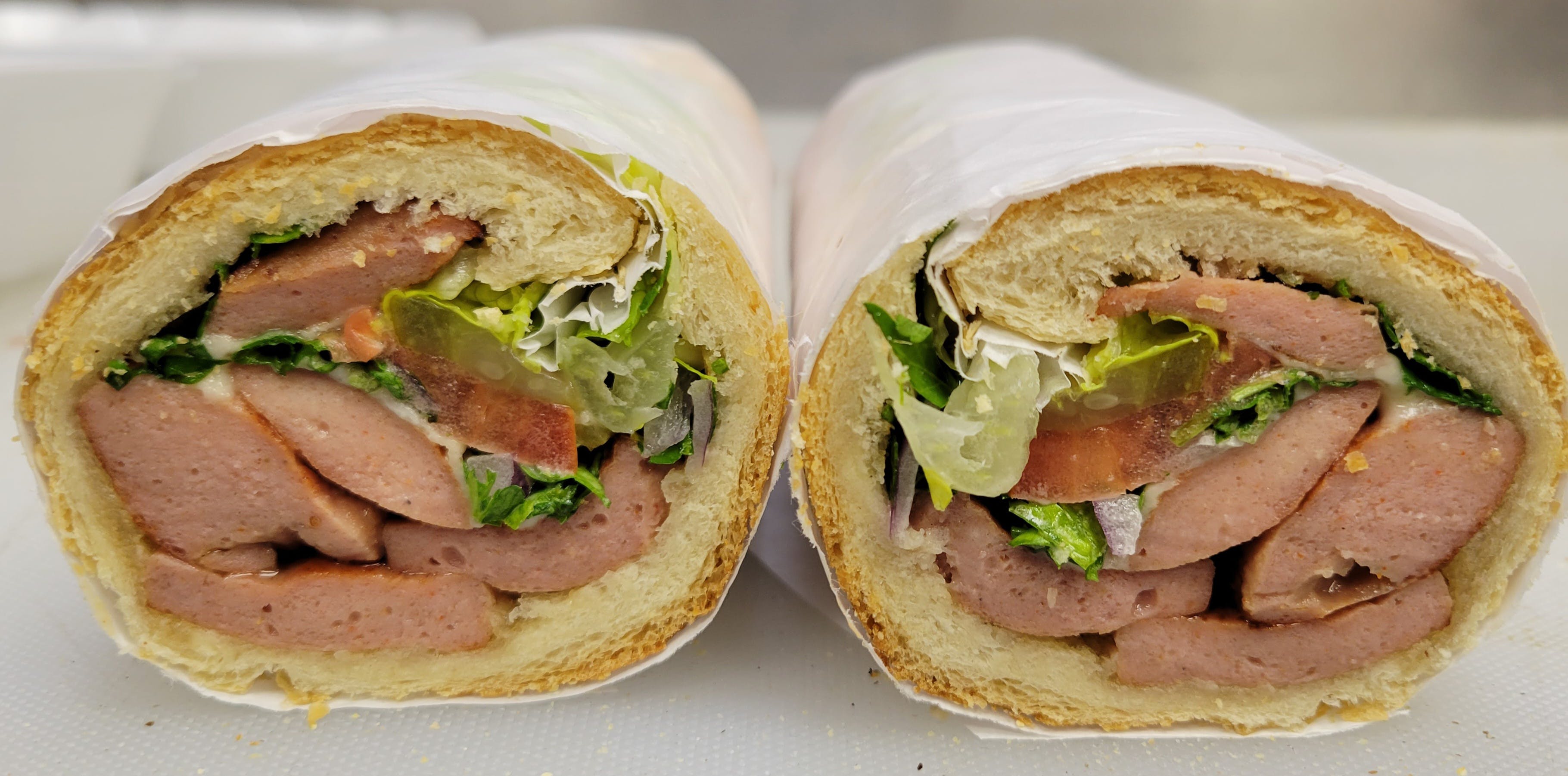 Order German Sausage Sandwich - Sandwich food online from Slash pizza store, Glendale on bringmethat.com