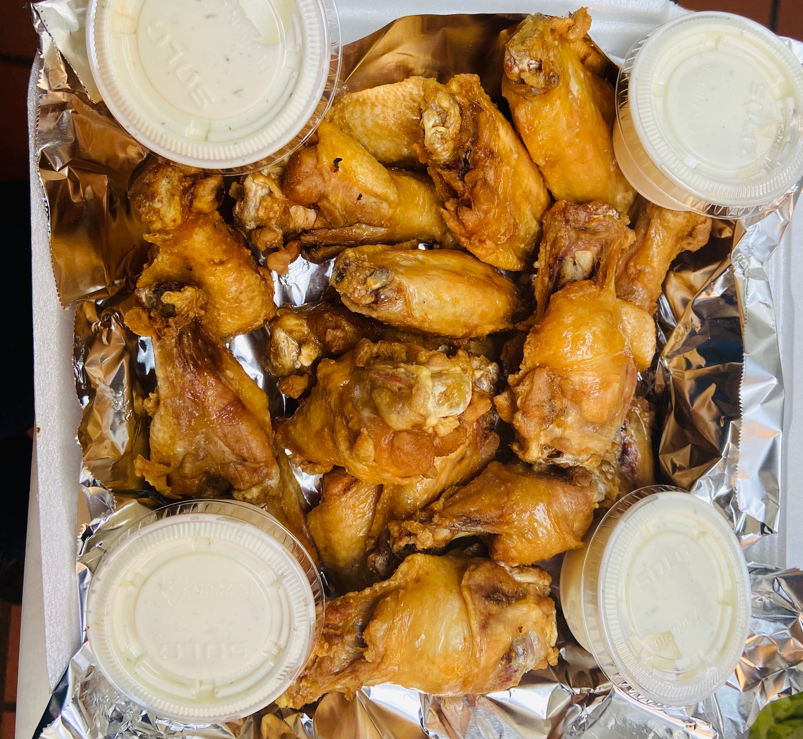 Order Regular Wings with Fries & Can Drink - 6 Pieces food online from Bejta's Pizza & Subs store, Greensboro on bringmethat.com