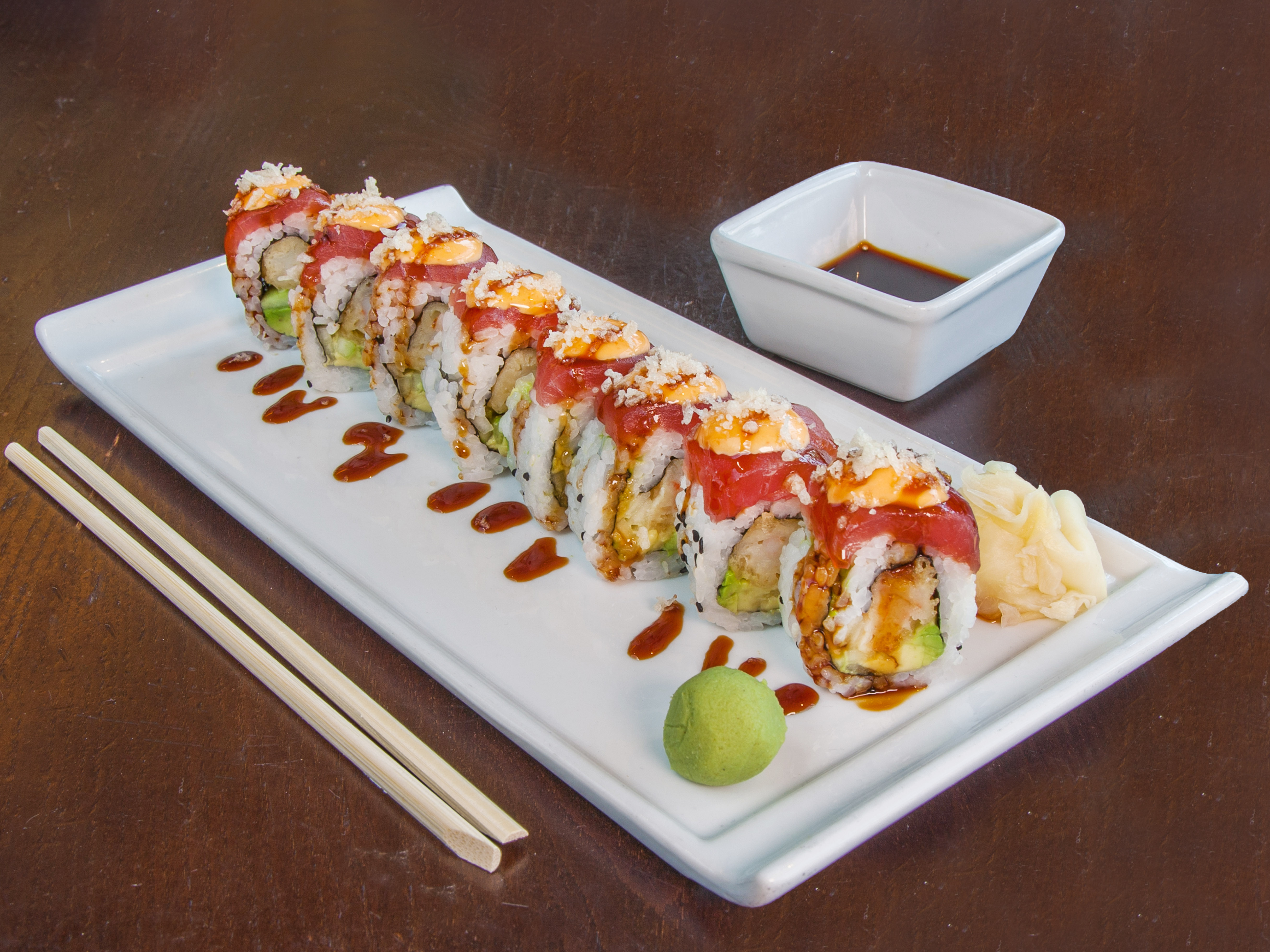 Order Paradise Roll food online from Standard Sushi & Poke Bar store, Westmont on bringmethat.com
