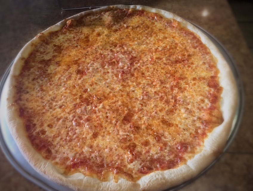 Order Cheese Pizza - Medium 16" food online from La Bona Pizza & Pasta store, Brooklyn on bringmethat.com