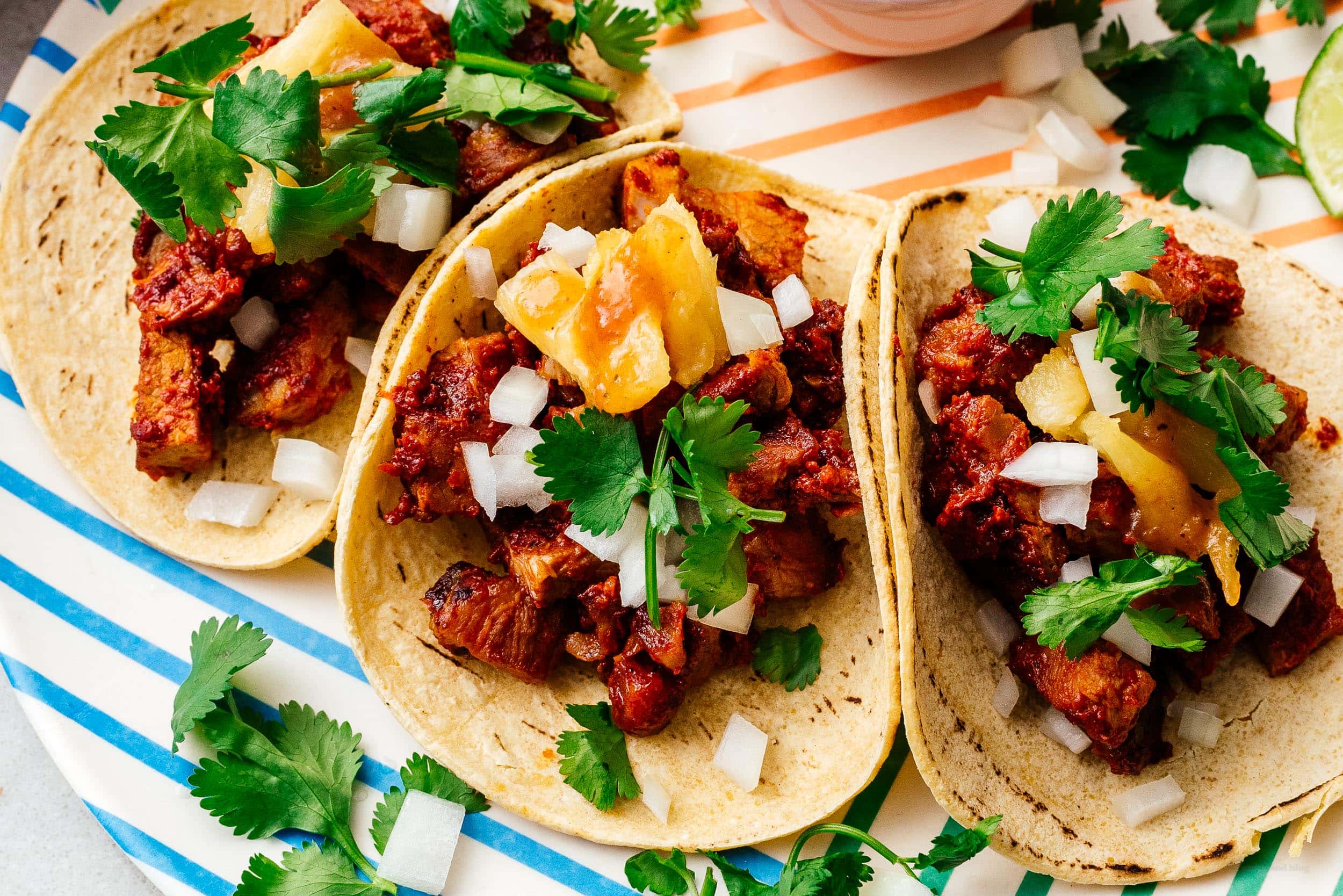 Order TACO AL PASTOR food online from  Papa Keeke's Pizza & More store, Baltimore on bringmethat.com
