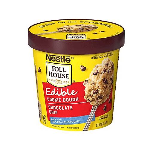 Order Tollhouse Edible Chocolate Chip Cookie Dough  (15 OZ) 134322 food online from Bevmo! store, Chico on bringmethat.com