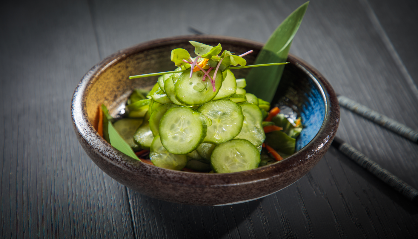 Order Cucumber Salad food online from Starfish Sushi store, Downey on bringmethat.com