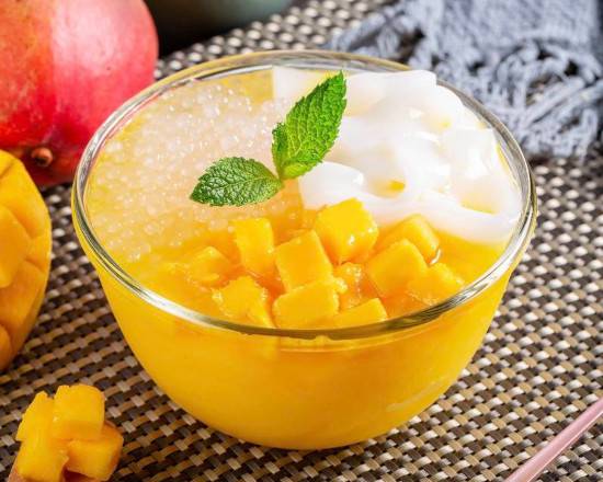 Order Mango Sago with Jelly Noodle food online from Shooting Star Cafe store, Oakland on bringmethat.com