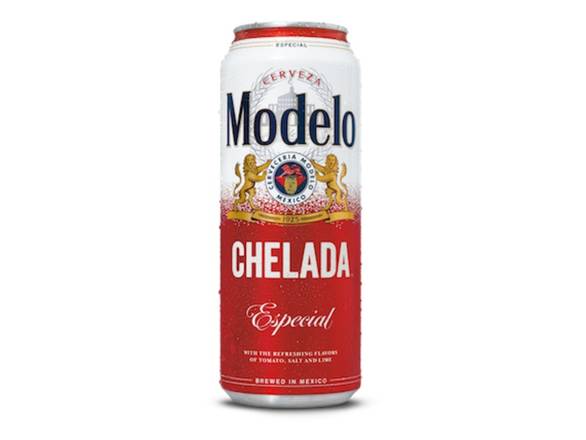 Order Modelo Chelada Especial Mexican Import Flavored Beer - 24oz Can food online from Liquor & Tobacco store, Batavia on bringmethat.com
