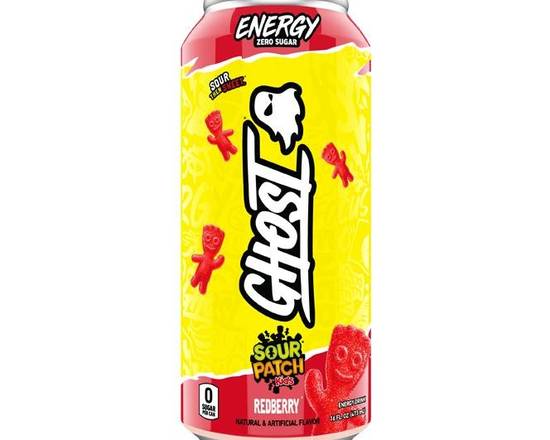 Order Ghost Energy Sour Patch Redberry (16 oz) food online from Urban Value Corner Store store, Dallas on bringmethat.com