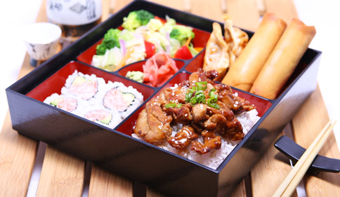 Order Chicken Bento food online from Quickway Hibachi & Sushi store, Alexandria on bringmethat.com