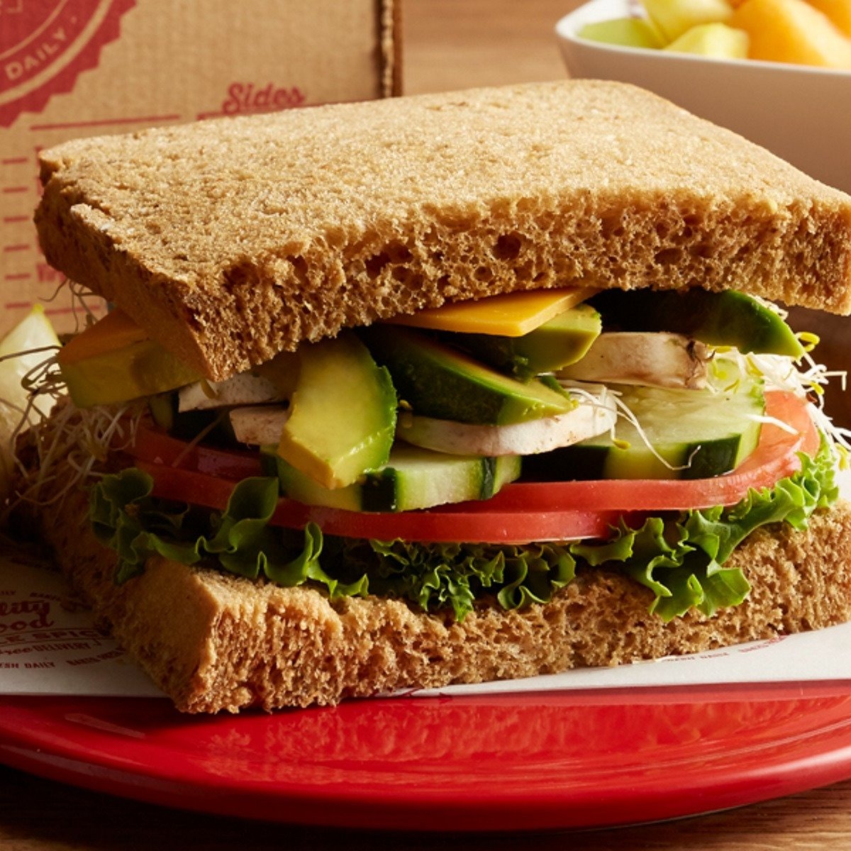 Order Vegetarian Sandwich | Deluxe food online from Apple Spice store, Ogden on bringmethat.com