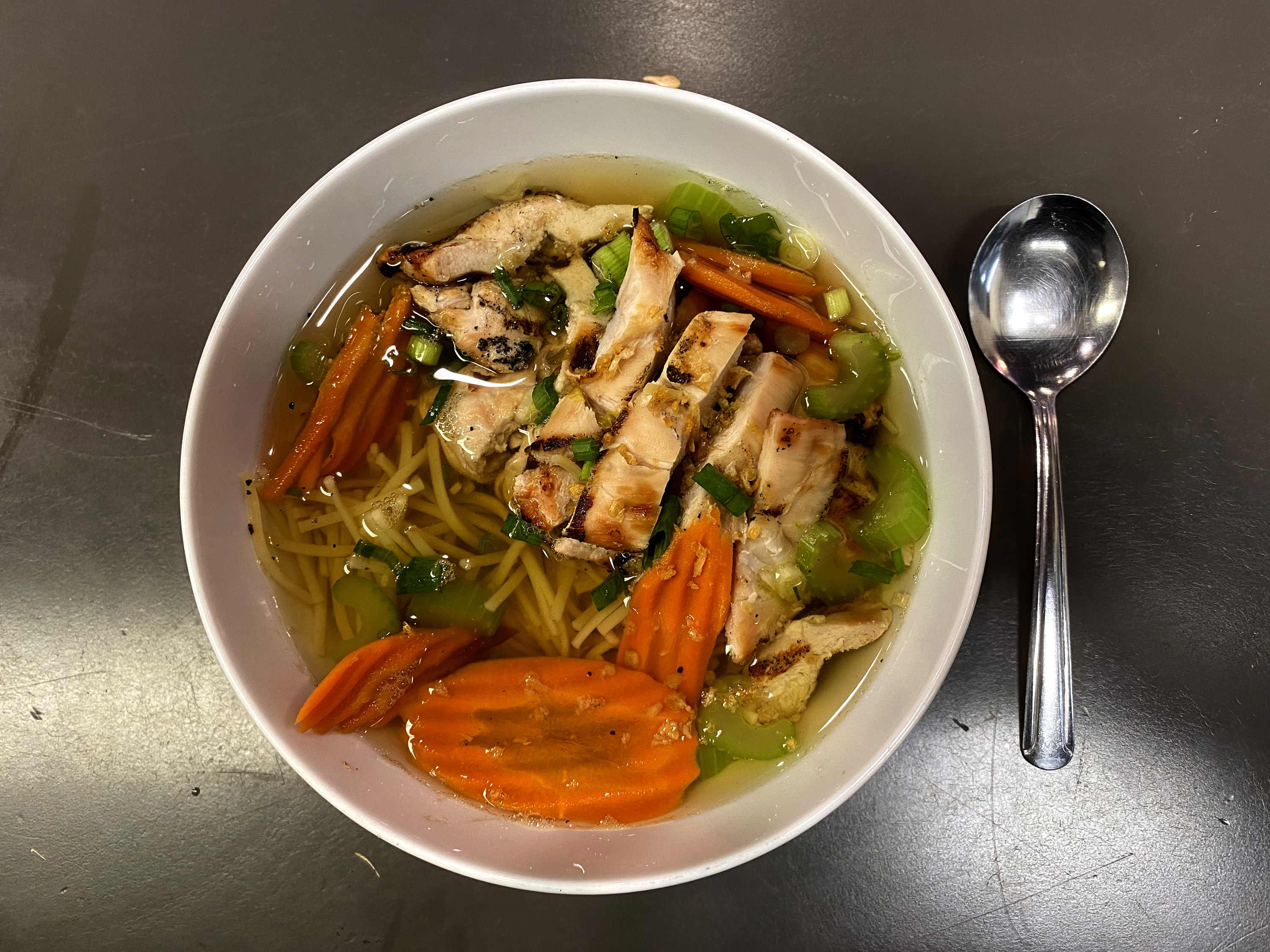 Order Kickin' Chicken Noodle Soup food online from Brothbeast store, Glenview on bringmethat.com