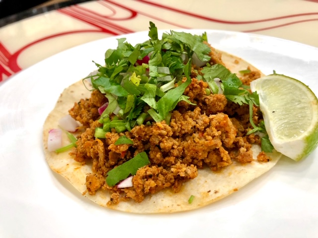 Order 19. Turkey Chorizo Taco food online from Al horno lean mexican kitchen catering store, New York on bringmethat.com