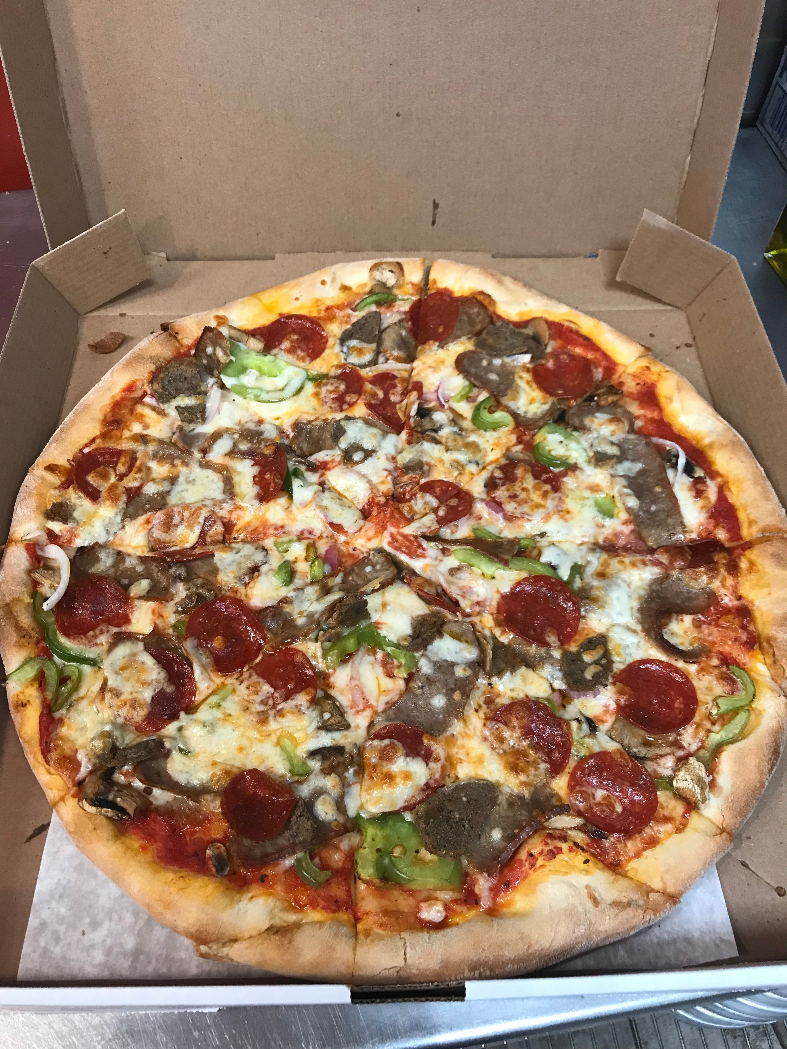 Order Personal Davila's Special Pizza - Personal food online from Davila's Pizza & Restaurant store, Hackettstown on bringmethat.com