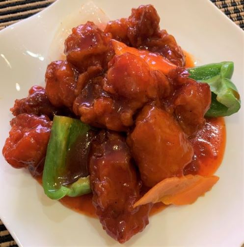 Order Sweet & Sour Pork a la Carte food online from Chinese Express store, Berkeley on bringmethat.com