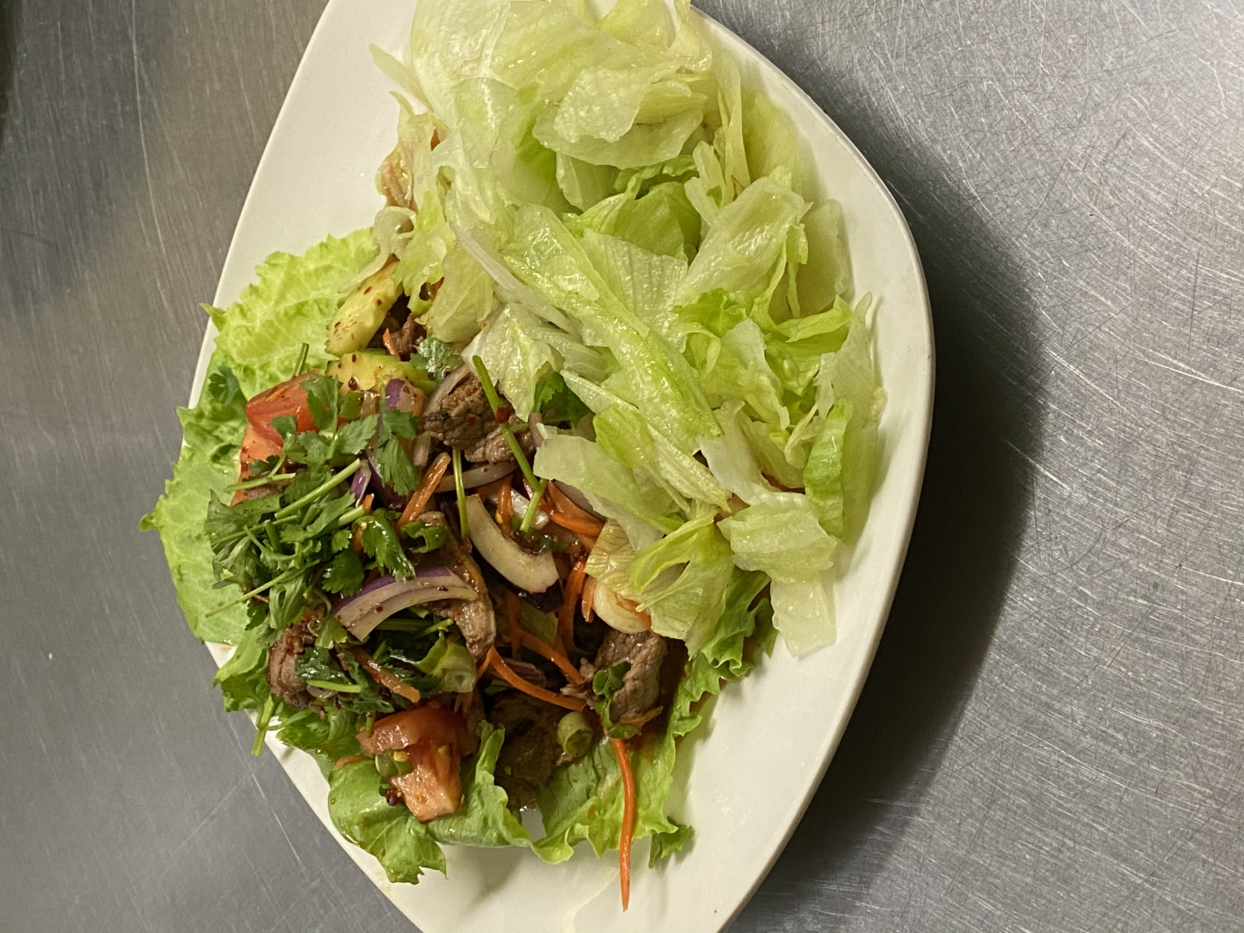 Order 34. Spicy Thai Salad food online from Thai Spirit store, Los Angeles on bringmethat.com