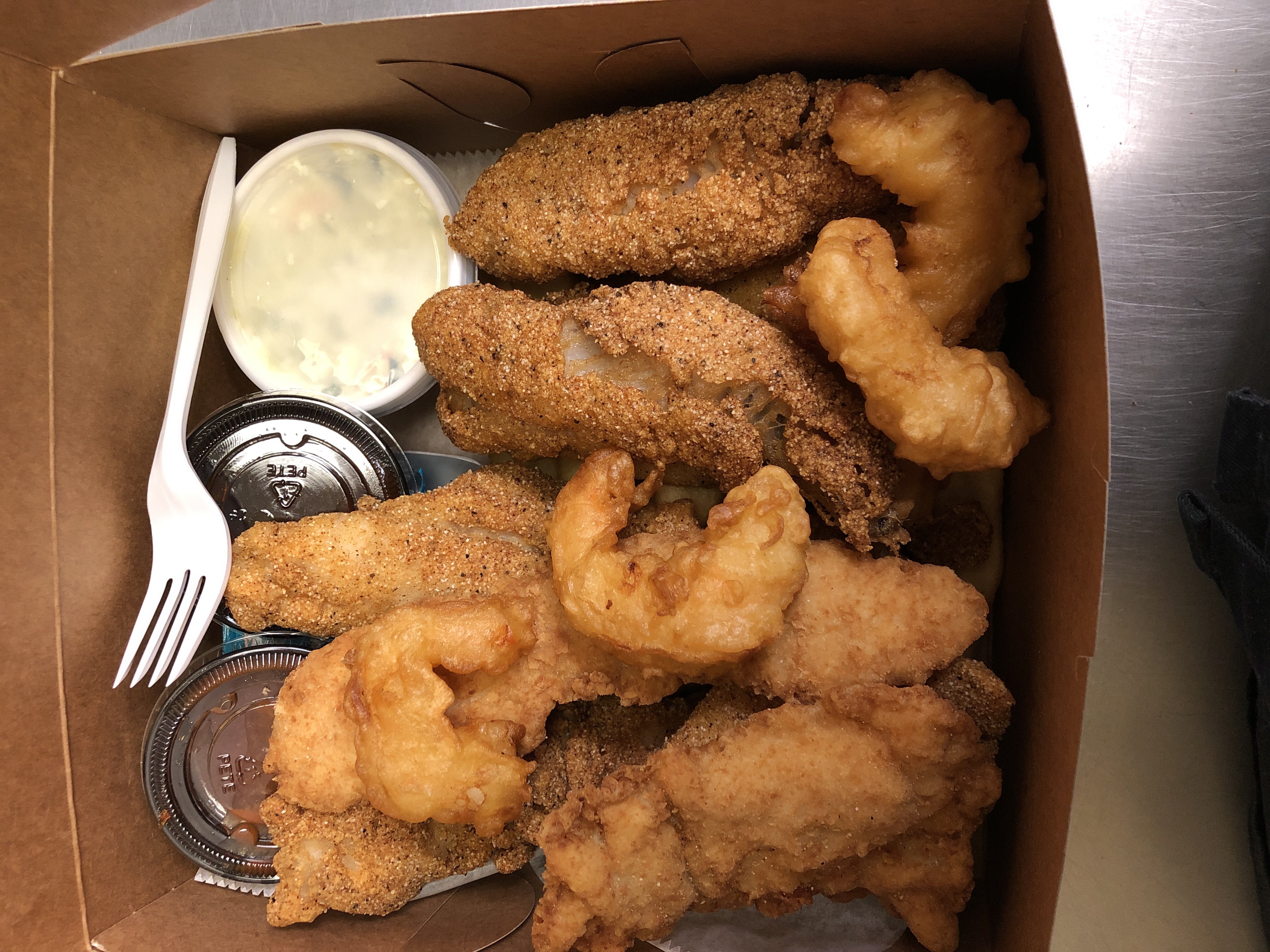 Order Combo 4 food online from Motown Fish & Shrimp store, Clinton Township on bringmethat.com