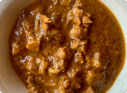 Order Chicken Tikka Masala - 16oz & Flatbread food online from Bridges Nepali Cuisine store, Cincinnati on bringmethat.com