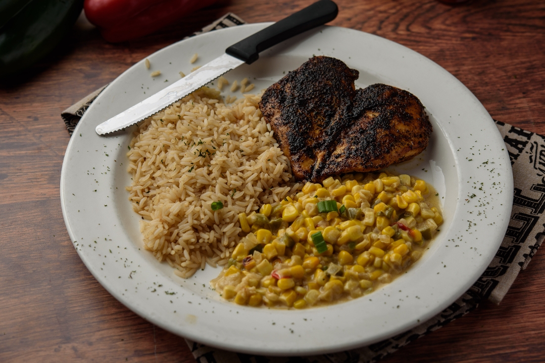 Order Blackened Chicken Dinner food online from Buzzard Billy store, Lincoln on bringmethat.com