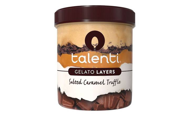 Order Layers Salted Caramel Truffle food online from The Ice Cream Shop store, Mesa on bringmethat.com