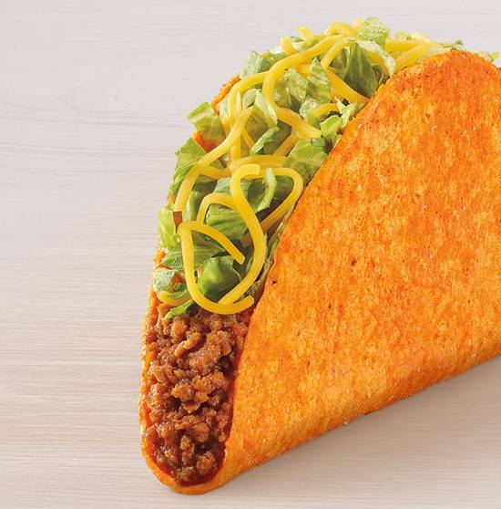 Order Nacho Cheese Doritos® Locos Tacos food online from Taco Bell store, Lawrence on bringmethat.com