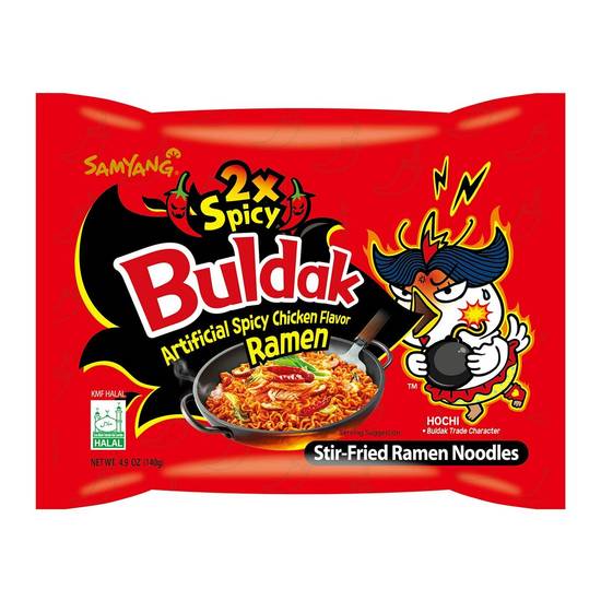 Order Buldak - Stir-Fried Ramen - Spicy Chicken - 2x Spicy food online from IV Deli Mart store, Goleta on bringmethat.com