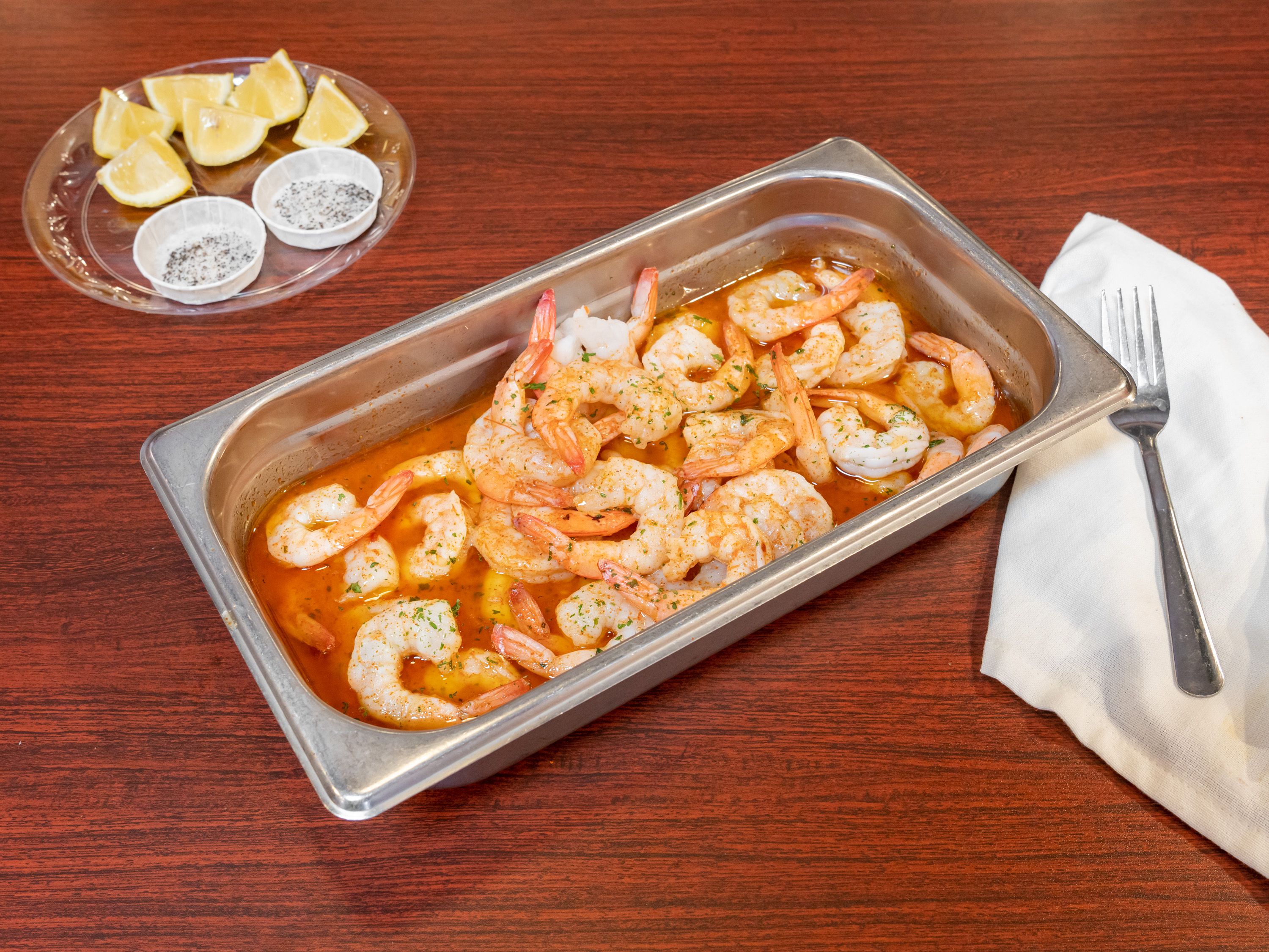Order Deveined Shrimp 1 food online from Fried Or Boiled Seafood Fusion store, Fresno on bringmethat.com
