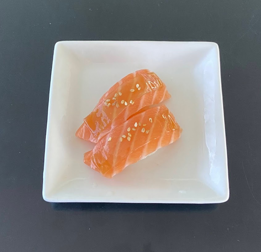 Order Salmon Sushi food online from Echigo Restaurant store, Los Angeles on bringmethat.com