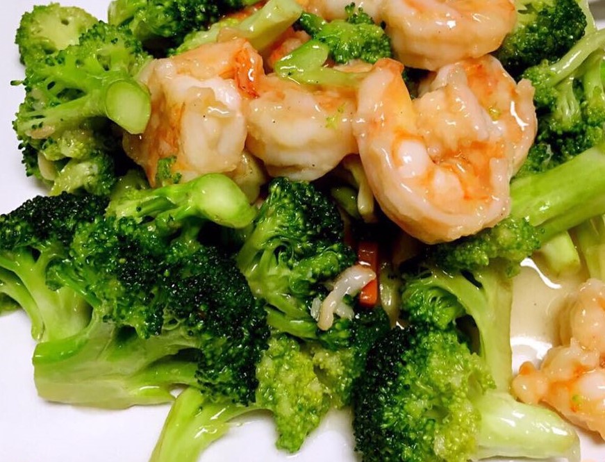 Order SF11. Shrimp with Broccoli food online from Yuan Mei - Mobile store, Mobile on bringmethat.com