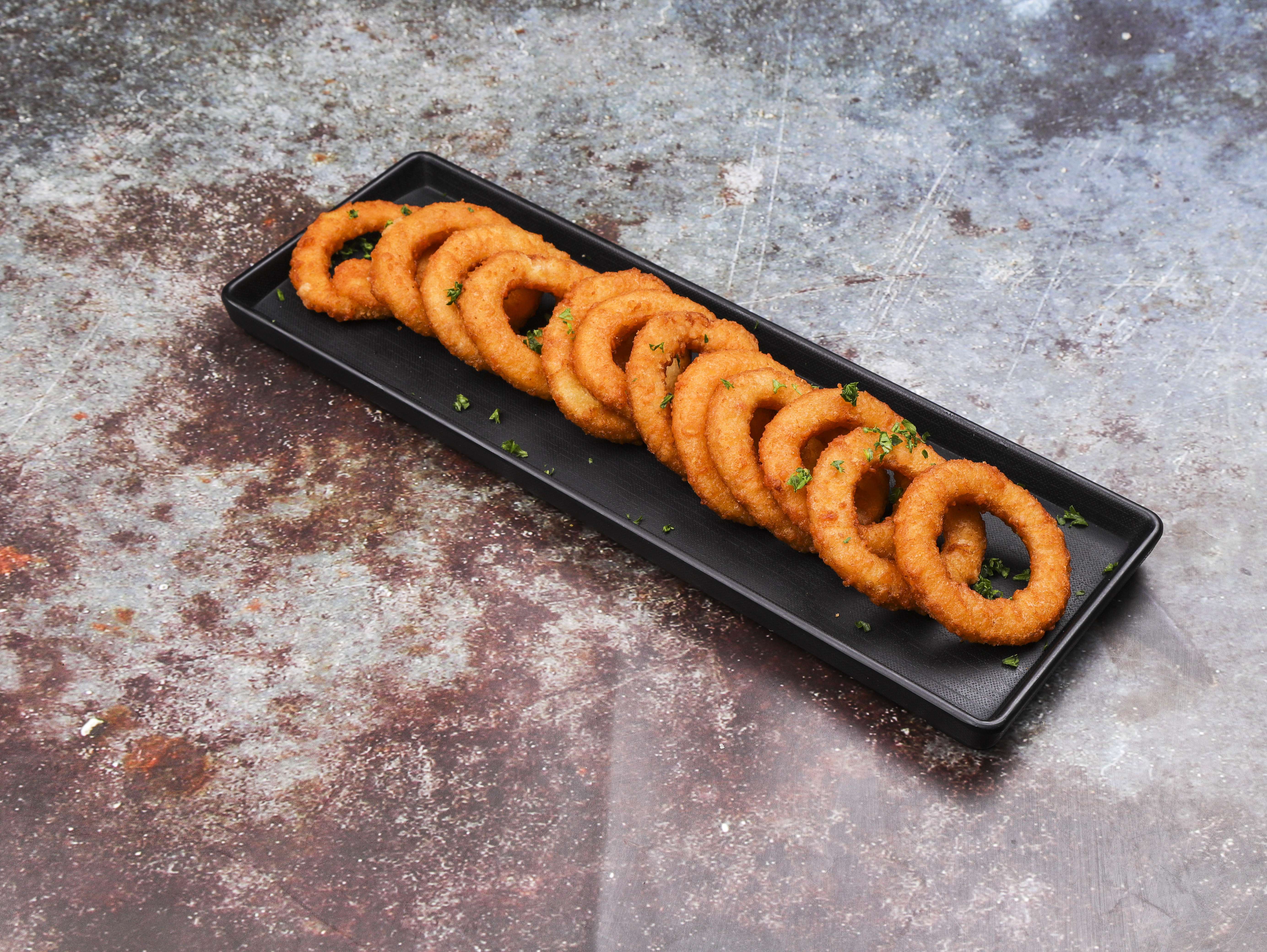 Order Onion Rings food online from Gyro King & Wings store, Toledo on bringmethat.com