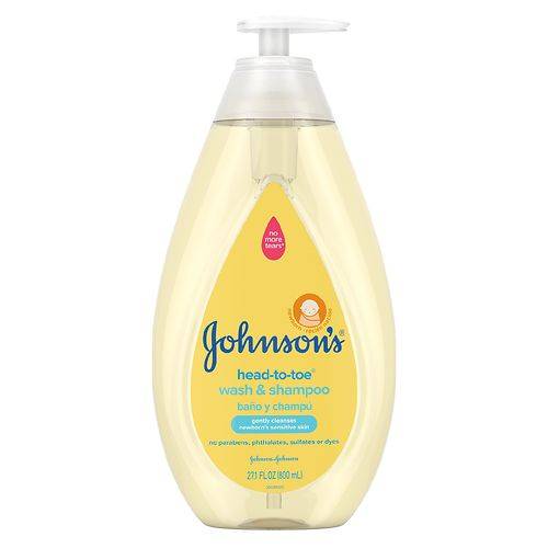 Order Johnson's Baby Head-To-Toe Tear-Free Body Wash & Shampoo - 27.1 fl oz food online from Walgreens store, GEORGETOWN on bringmethat.com