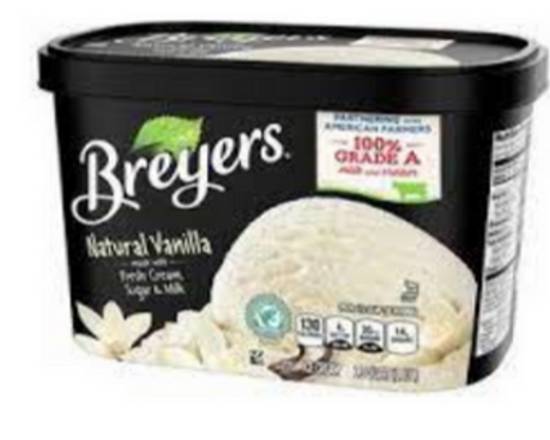 Order Breyers Natural Vanilla 48 oz food online from Rebel store, Las Vegas on bringmethat.com