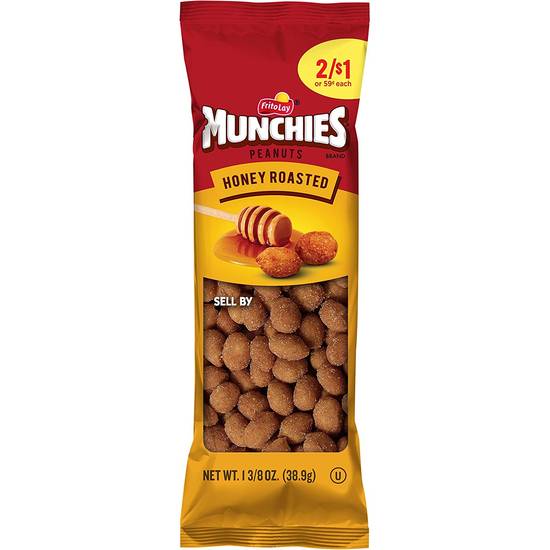Order Fritolay Munchies Honey Roasted Peanuts food online from Exxon Food Mart store, Port Huron on bringmethat.com