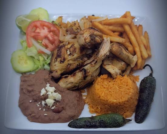 Order Pollo Al Carbon food online from El Nopal Mexican Food store, Goshen on bringmethat.com