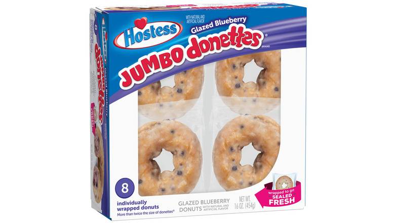 Order Blueberry Glazed Jumbo Donettes By Hostess food online from Anderson Convenience Markets #140 store, Omaha on bringmethat.com