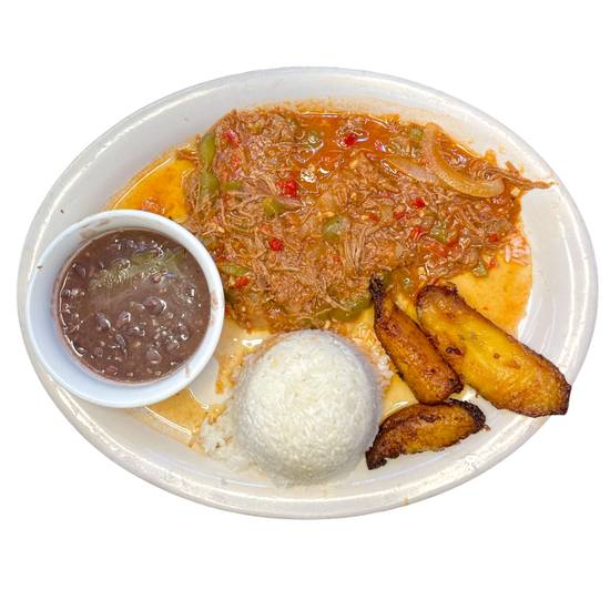 Order Ropa Vieja/Old Clothes food online from Mojitos Bistro store, Peachtree Corners on bringmethat.com