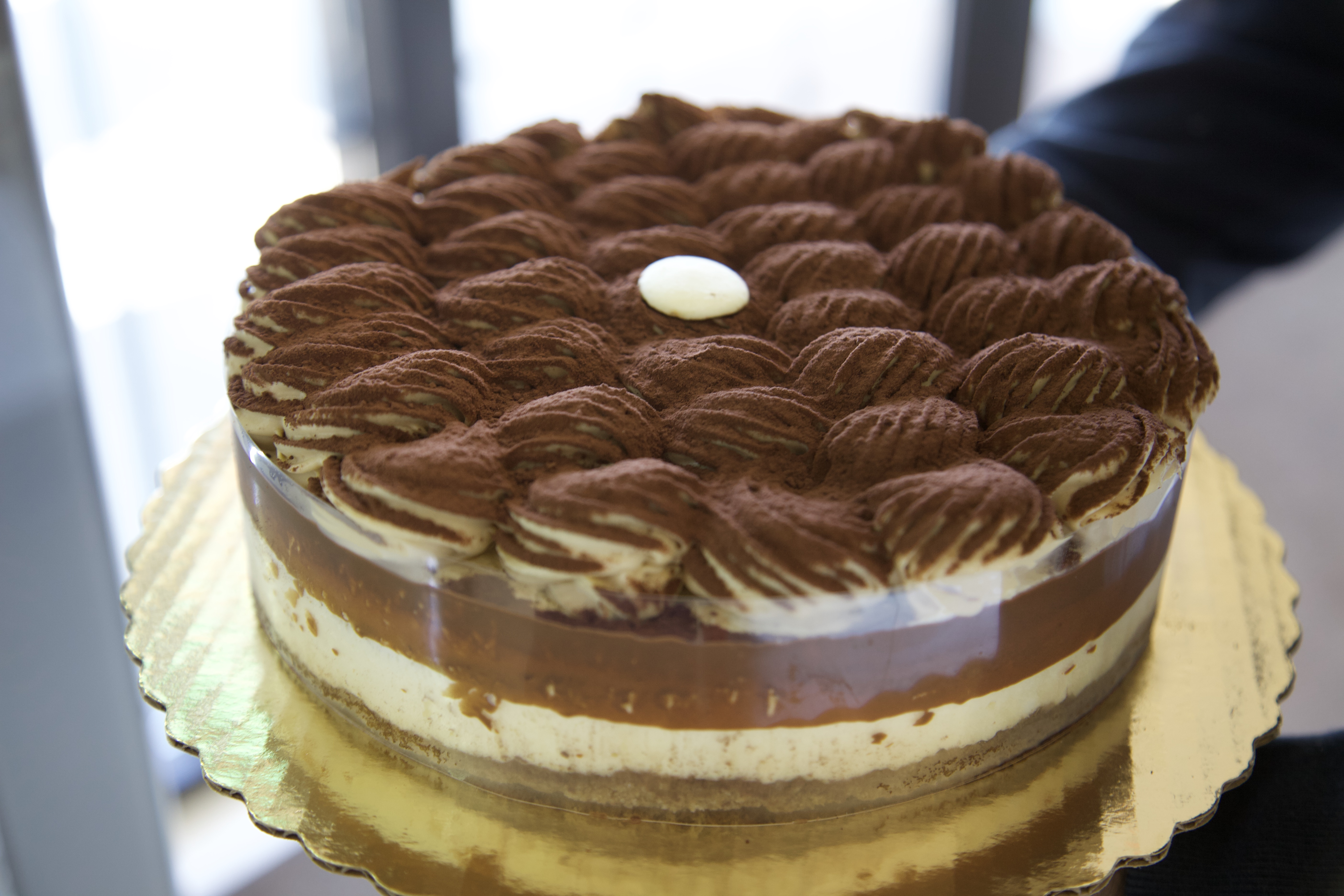 Order Tiramisu Cake 8" food online from Mattarello Bakery & Cafe store, Montclair on bringmethat.com