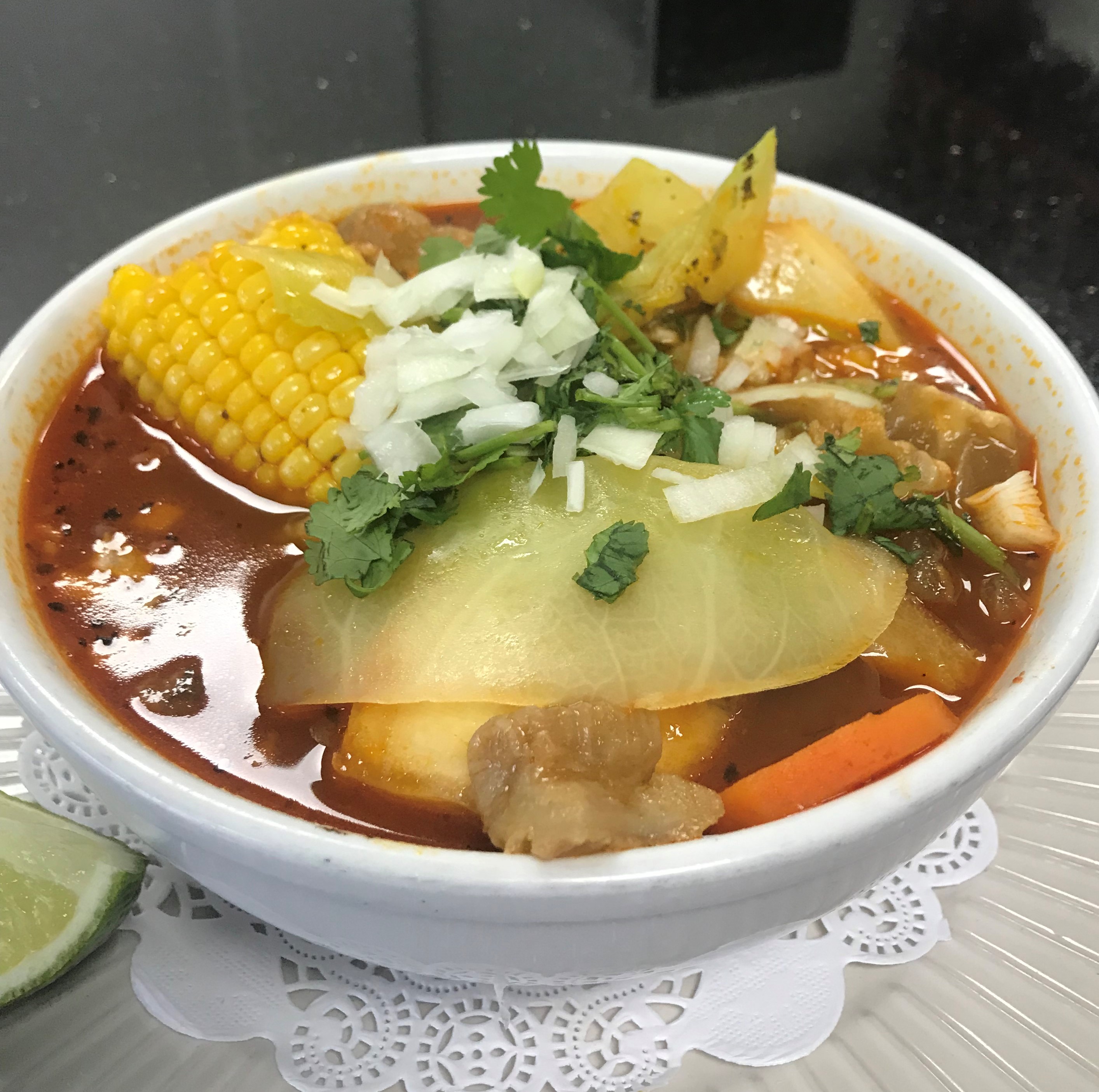 Order Tripe Soup food online from El Mexireno store, Oxon Hill on bringmethat.com