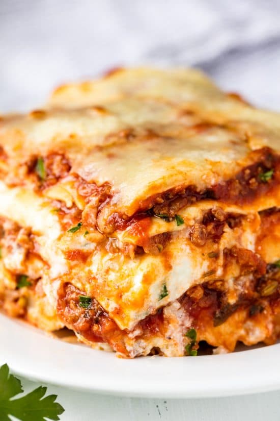 Order Lasagna food online from Iii Amici Ristorante store, Linden on bringmethat.com