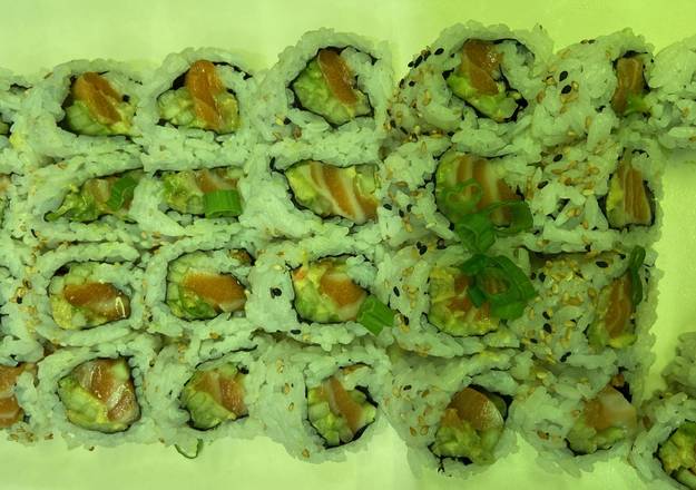 Order Salmon Roll food online from 100s Seafood Buffet store, San Diego on bringmethat.com