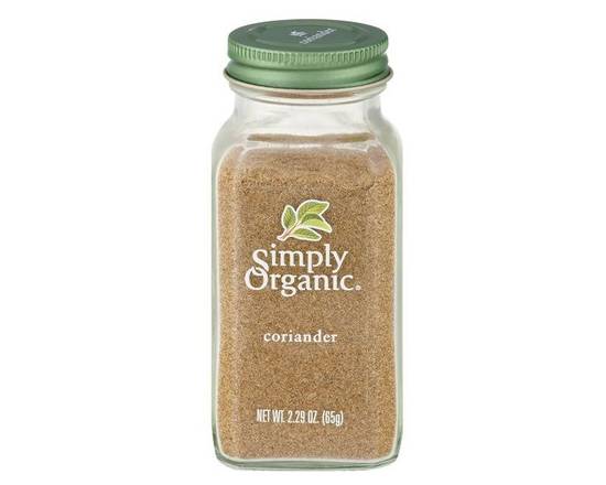 Order Simply Organic Coriander (Ground) food online from Bel Clift Market store, SF on bringmethat.com