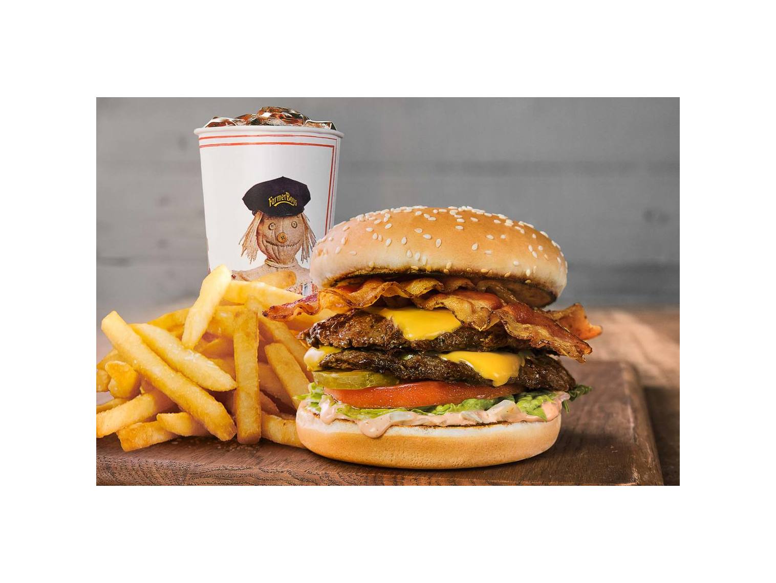 Order Bacon Boy® Combo food online from Farmer Boys store, Victorville on bringmethat.com