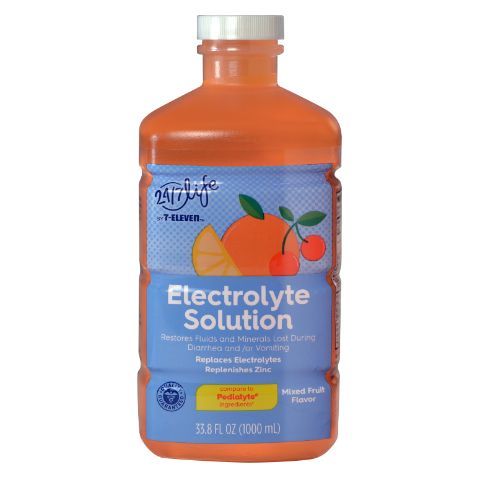 Order 7-Select Electrolyte Solution Mixed Fruit 33.8oz food online from 7-Eleven store, West Columbia on bringmethat.com